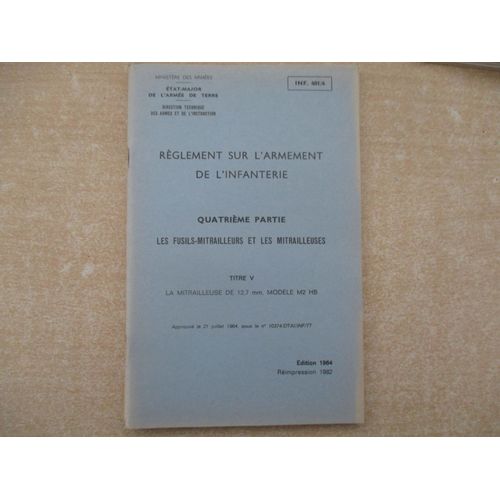 Documentation Fusils Mitrailleurs