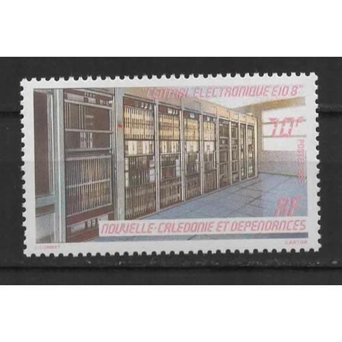 Nouvelle-Calédonie, Timbre-Poste Y & T N° 502, 1985 - Central Électronique