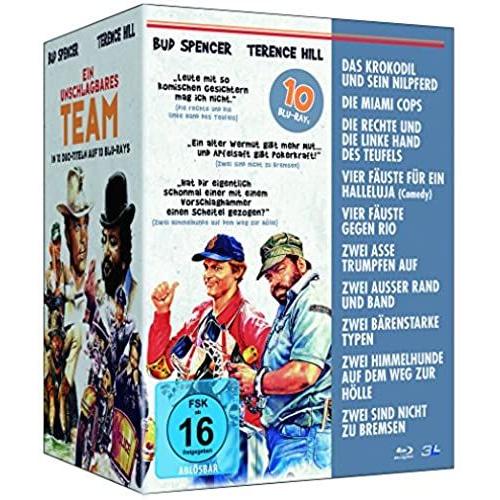 Bud Spencer & Terence Hill - Ein Unschlagbares Team, 10 Blu-Ray