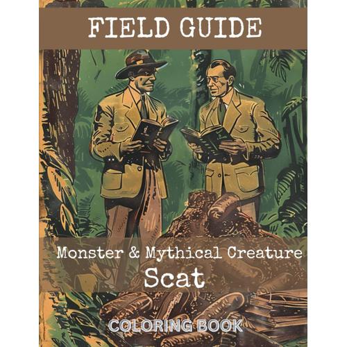 Field Guide Monster & Mythical Creature Scat Coloring Book