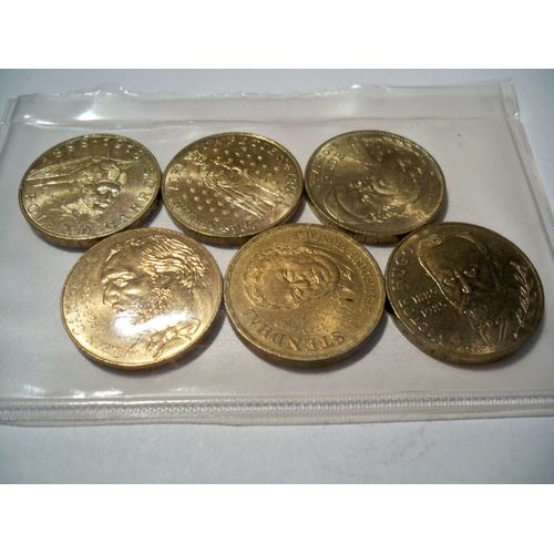 Flh088 10 Francs Commemoratives 1982-1983-1984-1985-1987-1988.