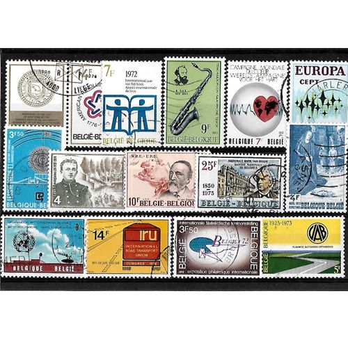 Belgique-Lot De 14 Timbres Oblitérés-Très Bon Etat