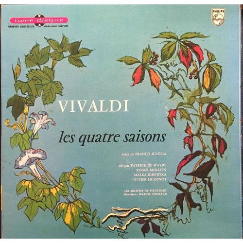 Vivaldi Les Quatre Saisons - Livre Disque "25 Cm"