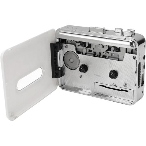 Lecteur de Cassettes, Lecteur de Cassettes à Sortie Stéréo avec Fonction D'inversion Automatique, Formatage USB Plug and Play, Lecteur de Cassettes de Poche Portable