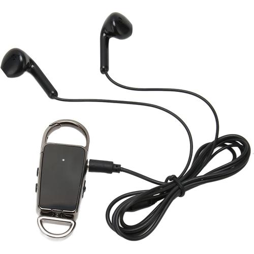 Mini dictaphone audio numérique avec crochet, enregistreur vocal portable, pour conférence, entretien, réunion (8 Go)