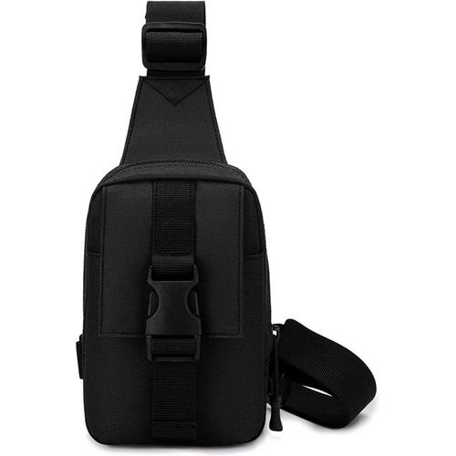 Sacoche Homme Bandouliere - Petit Sac de Poitrine Sling Bag Imperméable Sac à Dos Bandoulière pour Homme Femme Voyage Randonnée Sports