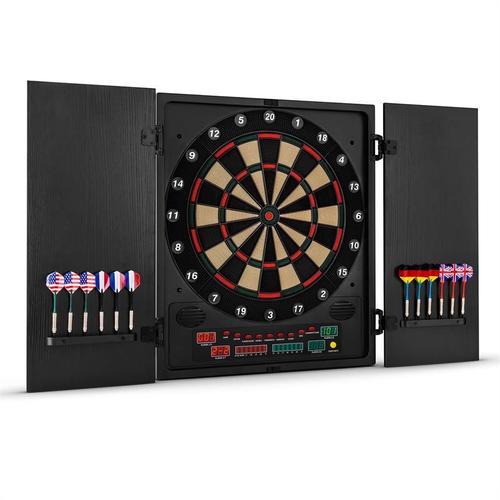 oneConcept Dartmaster 180 Jeu de fléchettes électronique Embouts souples noir