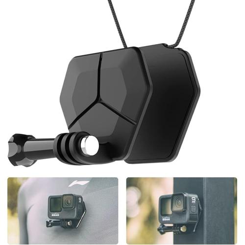 Magnetic Action Camera Mount For Go Pro, Snap Mount Magnetic Fence Mount Compatible With Go Pro Hero 12 11 10 9 8 7 6 5 Black,Dji Osmo Action,Crosstour/Campark/Akaso And More