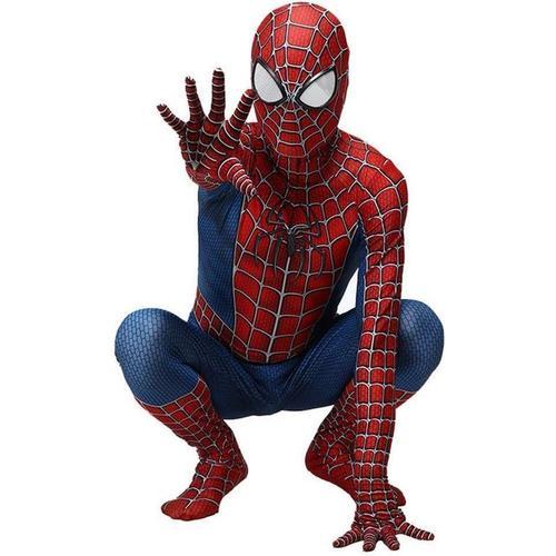 Costume Spiderman Homecoming Enfant Déguisement Spiderman Amazing Pour Garçon Fille Halloween Carnaval Taille Cosplay Collant Masque Deguisement Spiderman Complet Enfant No Way Home