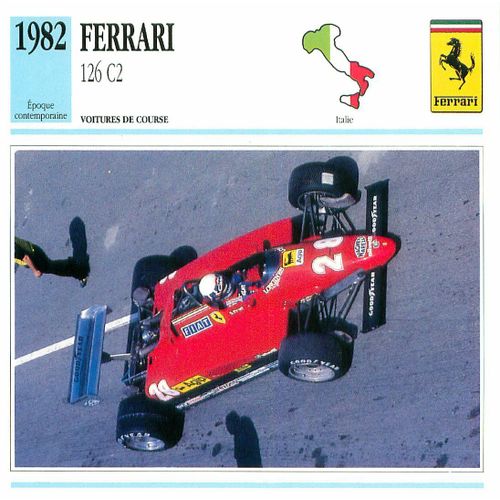Fiche Atlas Voiture Ferrari 126 C2