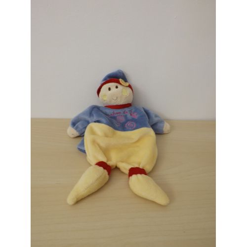 Doudou Lutin Garçon Bleu Jaune Un Reve De Bébé Cmp