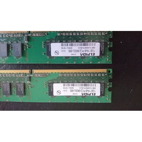 Memoire ELPIDA Ram 1 Gb 1Rx8