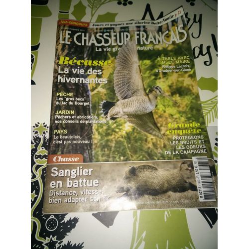Le Chasseur Français 1475 Novembre 2019. Becasse, La Vie Des Hivernantes...