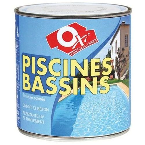 PEINTURE PISCINE SOLVANTEE BLEU 0.5L (Vendu par 1)