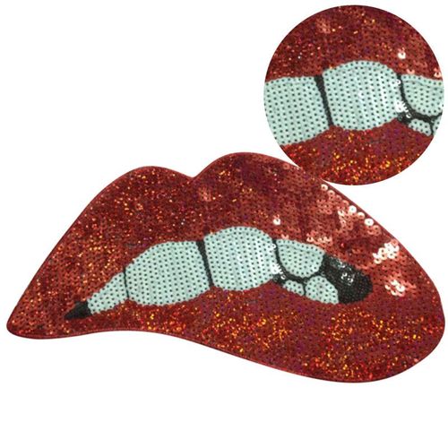 Vêtements Rouges Brodés Fer Sur Les Patchs Paillettes Promotion Avec It Babes Bricolage Motif Appliques Patchs Brodés