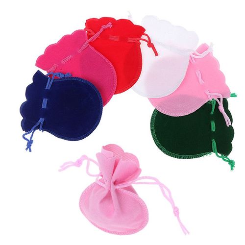 Pochettes Mini Flanelle De Bijoux 10 Pièces Sac Pour Faveurs De Mariage À Cordon Sacs D'emballage Cadeaux De Noël De Mariage
