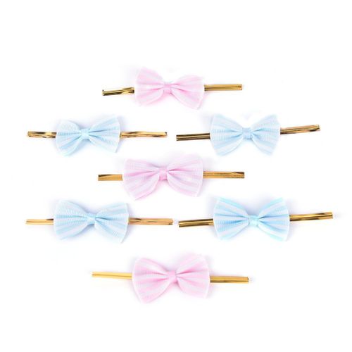 Sac À Bonbons Gâteaux Et Bonbons 10 Pièces Cravate Métallique En Fil Torsadé Avec N¿Ud Papillon Pour Gâteau Et Bonbons Sac Pour La Fête De Mariage