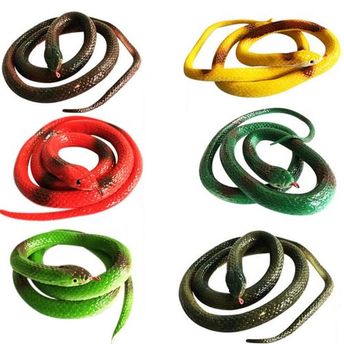 Jouets En Forme De Serpent Amusant 2 Tailles Faux Serpent Doux Effrayant Jouet D'horreur Pour Faveurs De Fête Cadeau D'halloween
