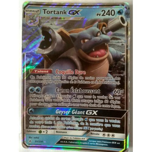 Pokémon ! Tortank Gx Ultra Rare Sl10 Soleil Lune - Alliance Infaillible -