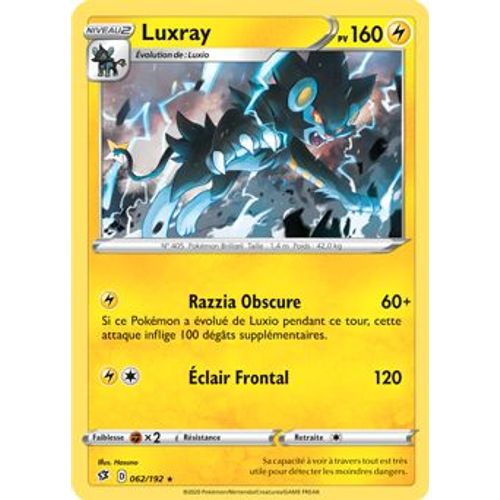 Luxray - 62/192 - Clash Des Rebelles