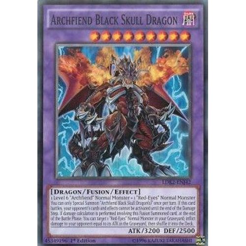 Yugioh! Dragon Crâne Noir Archdémon (Ldk2-Frj42)
