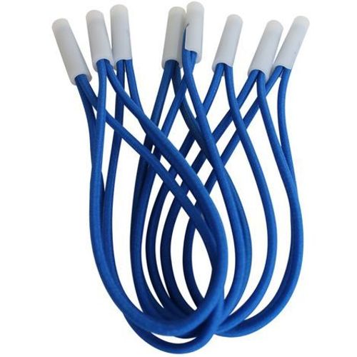 Lot de 10 tendeurs sandows Cabiclic avec embout basculant - Bleu - Linxor