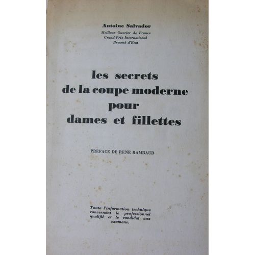 Les Secrets De La Coupe Moderne Pour Dames Et Fillettes (Coiffures 1960)