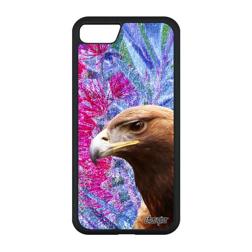 Coque Silicone Aigle Iphone Se 2020 Caoutchouc Noir Royal Portable Design Rapace 4g Bleu Dessin Animaux Telephone Oiseau Alu