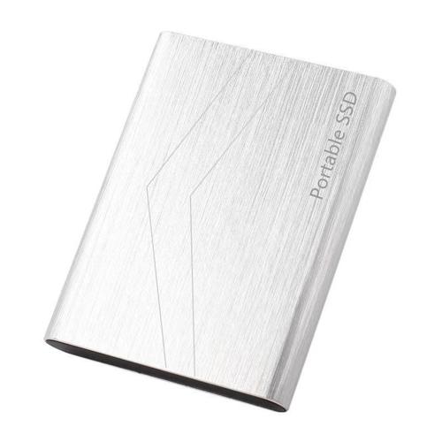 Disque Dur Externe 8 To, USB 3.1 - 2.5", Portable étanche et Anti-Choc - Argent