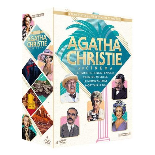Agatha Christie - Coffret - Le Miroir Se Brisa + Meurtre Au Soleil + Mort Sur Le Nil + Le Crime De L'orient Express - Pack
