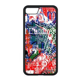 Coque Street Art Iphone Se 2020 Silicone Solide Tagué Ecriture Housse Motif Texture Graffiti Rouge Tag Original Smartphone De