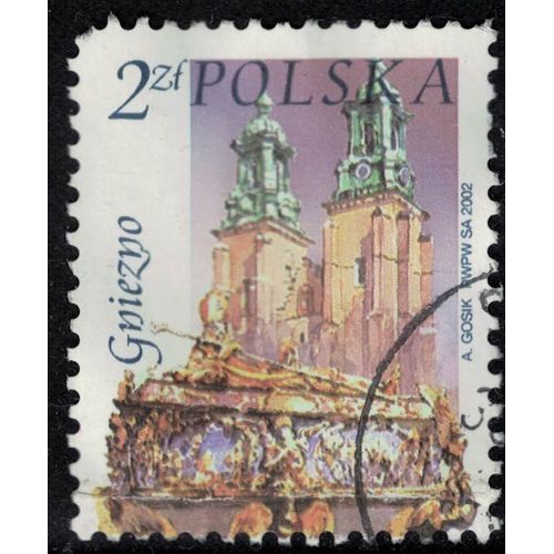 Pologne 2002 Oblitéré Used Cathédrale Saint Adalbert De Gniezno Su