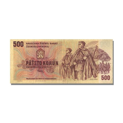 Billet De 500 Korun Tchécoslovaquie