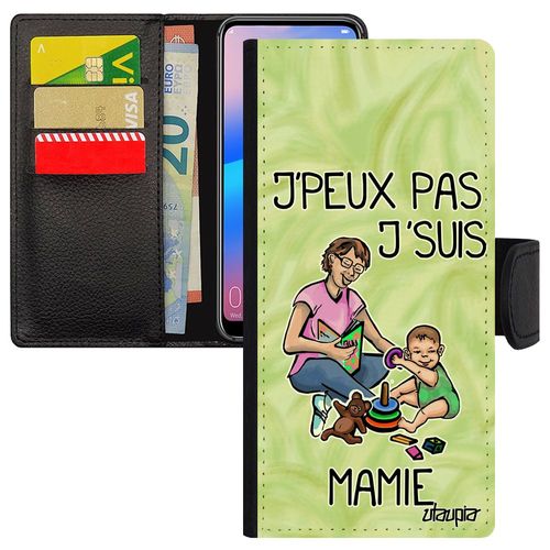 Coque Xiaomi Redmi Note 7 Rabat J'peux Pas J'suis Mamie Bd Je Comique Case Mamy Vert Naissance Fille Pochette Smartphone Etui Unique