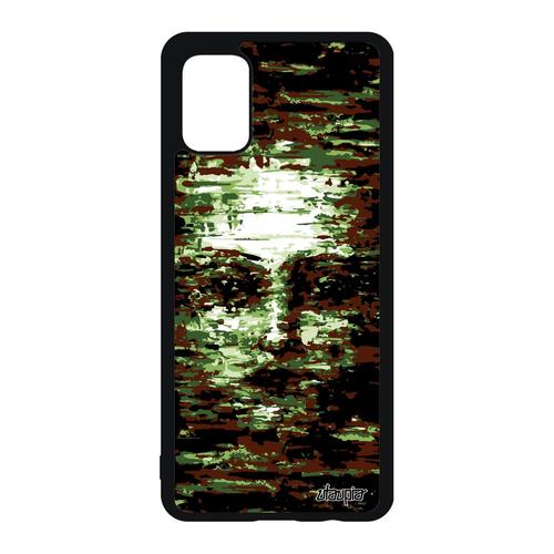 Coque Rigide Pour A51 Silicone Portrait Sm-A515f/Dsn Housse Visage Aluminium Spectre De Protection Art Made In France Samsung Galaxy