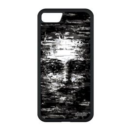 Coque Pour Iphone Se 2020 Silicone Portrait Portable Visage Gris Halloween Art Garcon Artistique Personnalisé Peinture Etui De