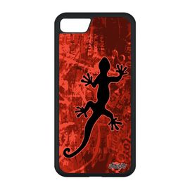 Coque Iphone Se 2020 Silicone Salamandre Motif Street Art Esprit Du Feu Souple Amour Journal Case Triton Portable Lezard Rouge