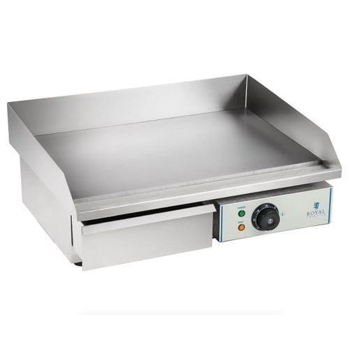 Plancha Grill Électrique Lisse 55cm 1 X 3.0 Kw Acier Inox Professionnel Jardin Barbecue Helloshop26 3614033
