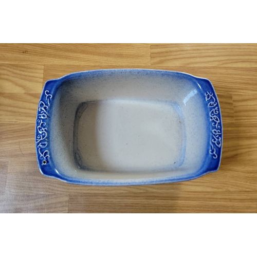 Plat En Grès Bleu