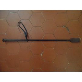 Cravache Plastique Marron Et Noir Fouganza