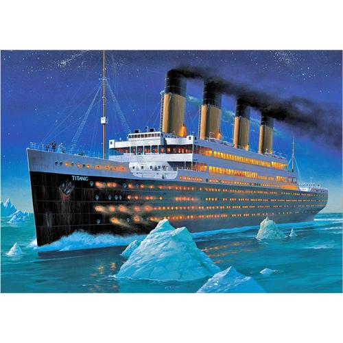5d Diamant Peinture Par Numéro Kit Forage Complet Photo Arts Artisanat Maison Mur Autocollant Décor Titanic 30x40 Cm