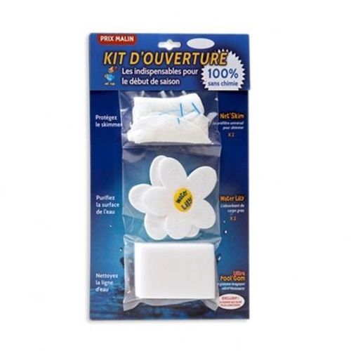 KIT D'OUVERTURE 1 POOL'GOM + 2 WATER LILY + 2 NET'SKIM TOUCAN KIT