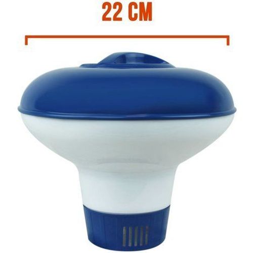 Diffuseur de chlore ou de brome flottant réglable Ø 22 cm - Linxor