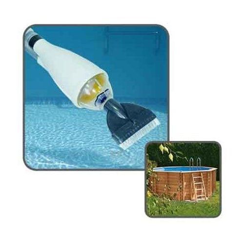 Balai aspirateur piscine avec manche télescopique - Linxor