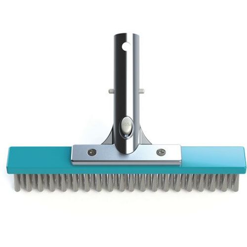 Brosse inox 25cm pour paroi piscine - BAYROL