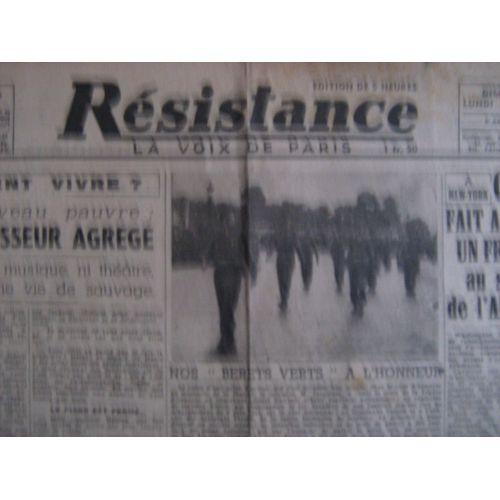 Resistance(La Voix De Paris)