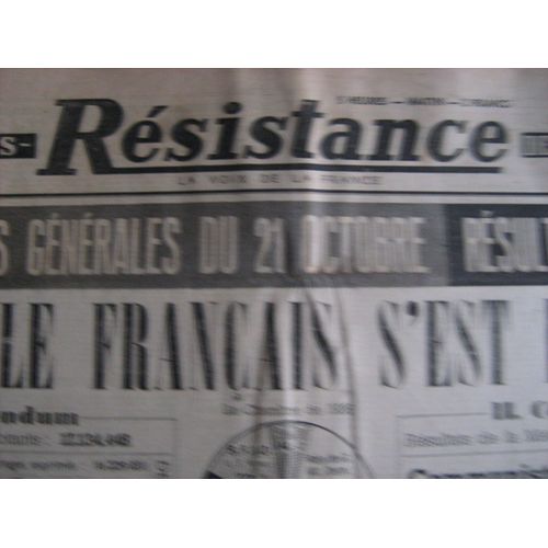 Resistance(La Voix De Paris)