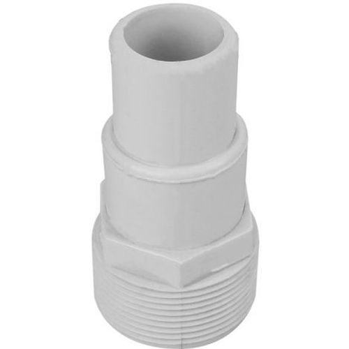 Adaptateur à visser 1-1/2 - emboîter Diam 32/38 mm pour tuyau flottant de pisicne - Blanc - Linxor