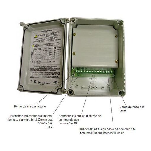 boitier de commande intellicomm pour pompe intelliflo - inte