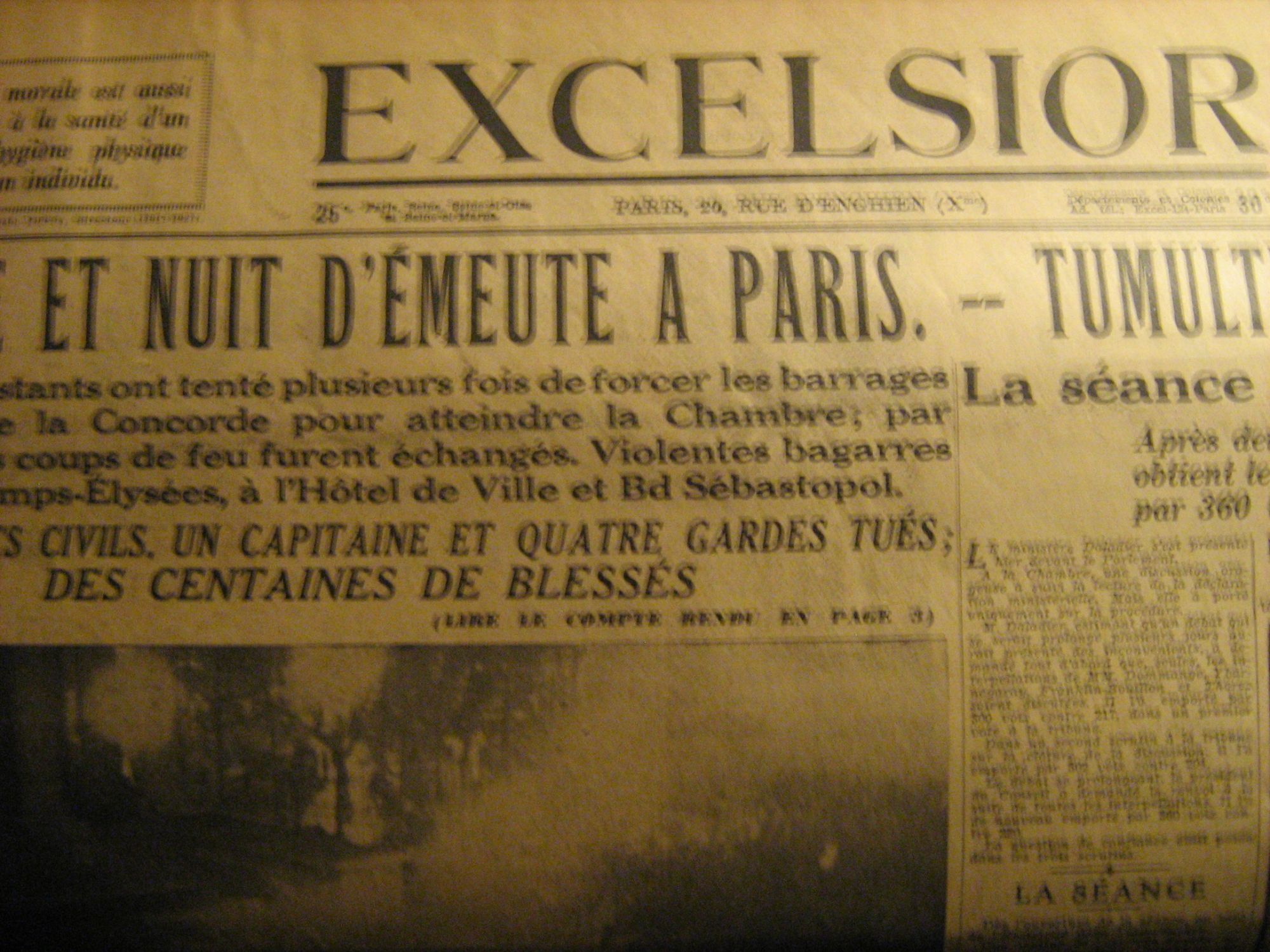 Excelsior (Du 7 Fevrier 1934)